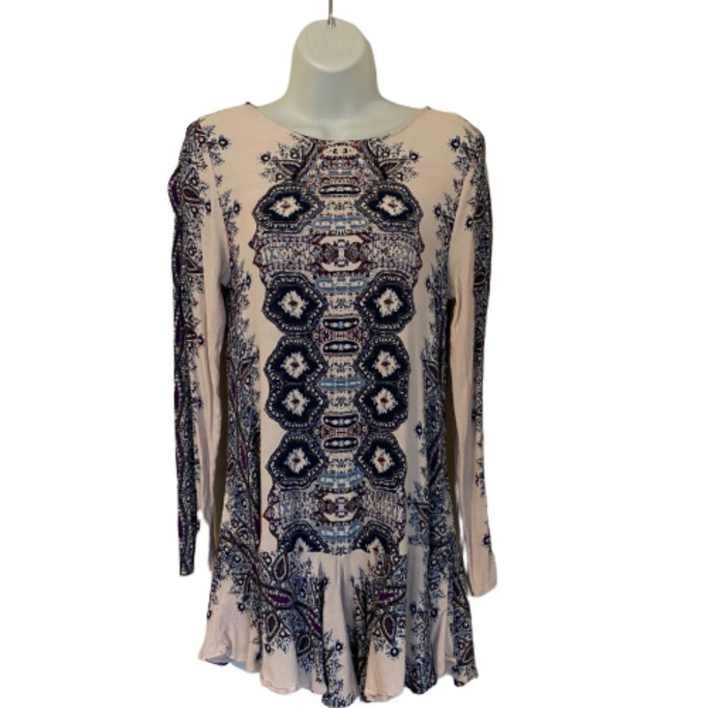 SOLD Free People Smooth Talker Printed Dress S - Picture 2 of 8
